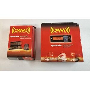 *BRAND NEW* Xm Satellite Radio Sportscaster Plug And Play Car Kit Home Kit